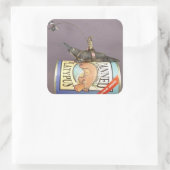 Libby op een vogelbekdier op een sticker (Tas)