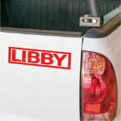 Libby Stamp Bumpersticker (Op Truck)
