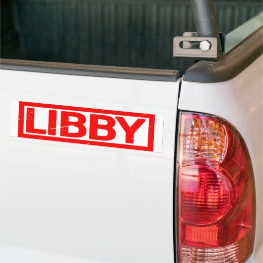 Libby Stamp Bumpersticker (Op Truck)