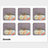 libby sur un platypus sur un autocollant (Feuille)