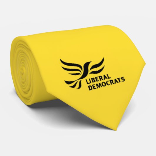 libdem-stropdas stropdas (Opgerold)
