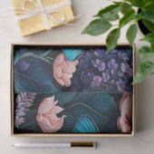 Libel in een bloementuin 's nachts tissuepapier (Geschenk)