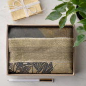 libel op  botanisch goud japanse pioen tissuepapier (Geschenk)