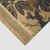 libel op  botanisch goud japanse pioen tissuepapier (Detail)