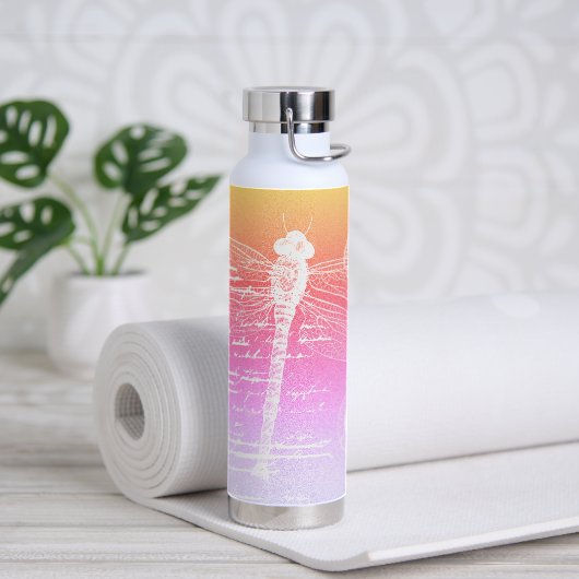 Libel pastelgradiënt waterfles (Yoga)
