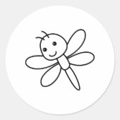 libel ronde sticker (Voorkant)