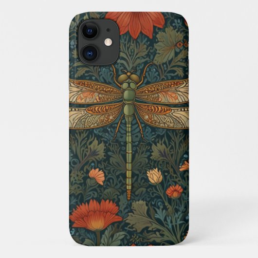  libel sinaasappel bloemengroen boho chic Case-Mate iPhone case (Achterkant)