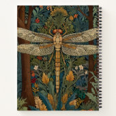 libel sinaasappel bloemengroen boho chic notitieboek (Achterkant)