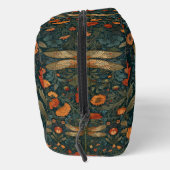  libel sinaasappel bloemengroen boho chic toilettasje (Rechts)