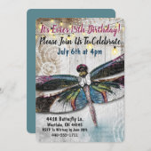 Libel 'Stargazer' verjaardagsuitnodiging Kaart (Voorkant / Achterkant)