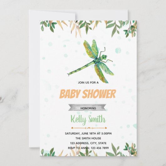 Libel uitnodiging voor feestje (Voorkant)