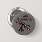 Libel/Warrior...APS Ronde Button 5,7 Cm (Voorkant /achterkant)