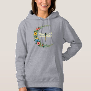 Libelle Boho Halve Maan Vredesteken Hippie Dra Hoodie