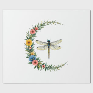 Libelle Boho Halve Maan Vredesteken Hippie Libel Cadeaupapier