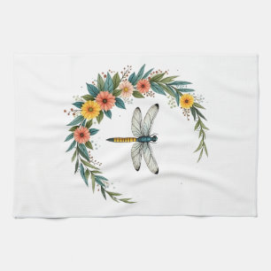 Libelle Boho Halve Maan Vredesteken Hippie Libel Theedoek