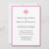 Libellé Des Invitations De Mariage (Devant)