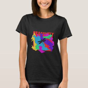 Libelle Dier Mozaïek Puzzel T-shirt