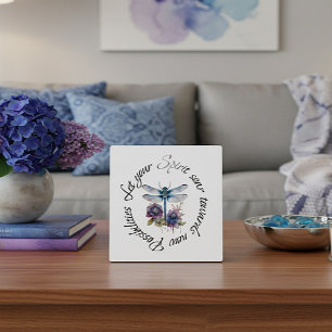 Libelle - geest van nieuwe mogelijkheden fotoplaat