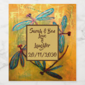 Libelle Haze Wijn Etiket (Enkel label)