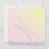 Libelle Koppel 25ste Huwelijksverjaardag Kaart (Achterkant)