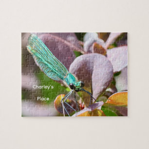 Libelle Macro Foto Gepersonaliseerde Puzzel
