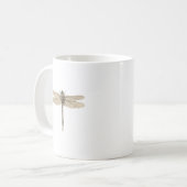 Libelle Vintage Antiek Klassieke Natuur Koffiemok (Voorkant links)