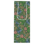 Libelle vliegen in een Engelse tuin Wijn Cadeautas (Voorkant)