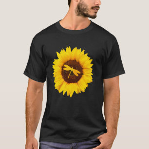 Libelle Voor Vrouwen Mannen Zwerm Nimf Zonnebloem T-shirt