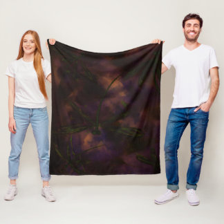 Libelle Vuur Fleece Deken