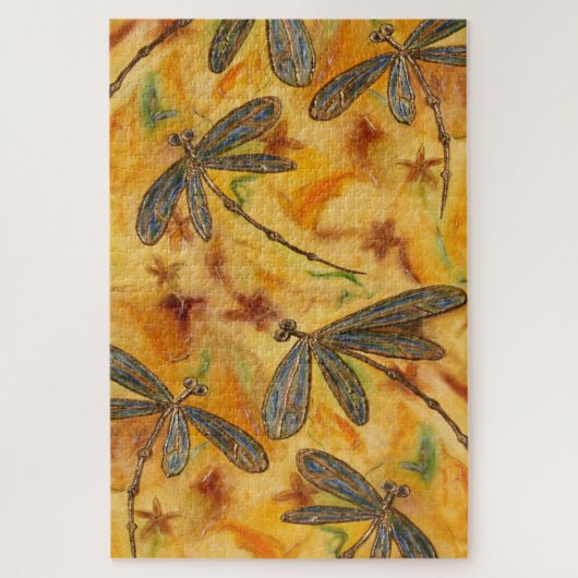 Libelle Warme Bries Legpuzzel (Verticaal)