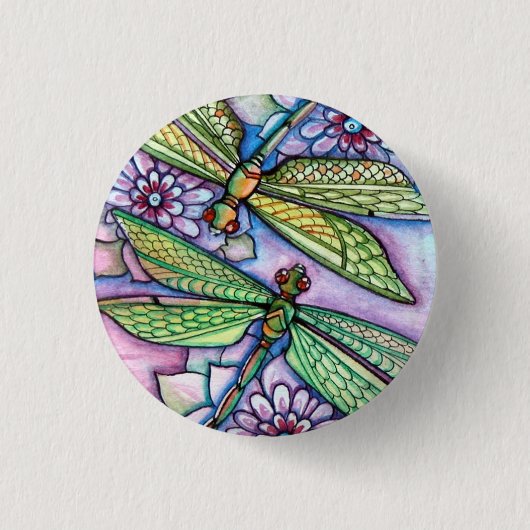 libellen - Button (Voorkant)