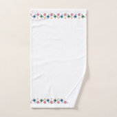 libellen en bloemen bad handdoek (Handdoek)