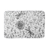 libellen en bloemen badmat (Voorkant)
