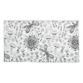 libellen en bloemen kussensloop (Achterkant-Links)