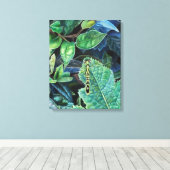 Libellen herinneringen canvas afdruk (Insitu (Houten vloer))