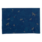 libellen in de regen kussensloop (Voorkant-Rechts)