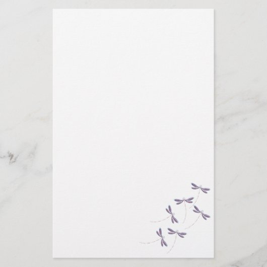 Libellen in vlucht briefpapier (Voorkant)