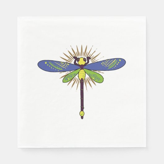 libellen-insectenlibellen servet (Voorkant)