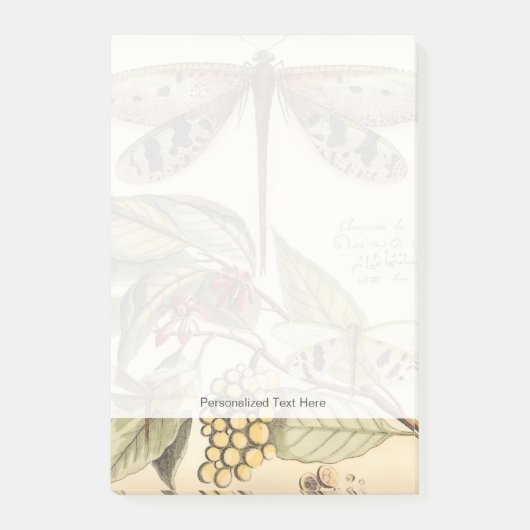 libellen met bladeren en vruchten post-it® notes (Voorkant)