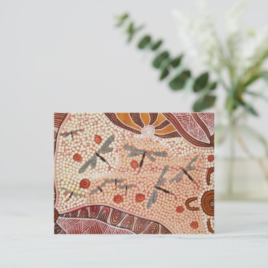 Libellen van het Desert Briefkaart (Staand voorkant)