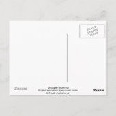 Libellen van het Desert Briefkaart (Achterkant)