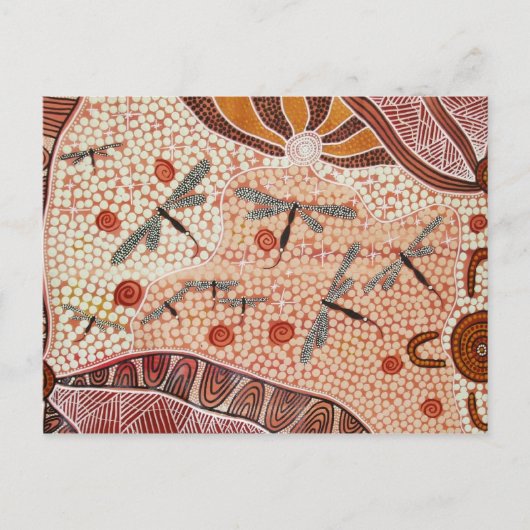 Libellen van het Desert Briefkaart (Voorkant)