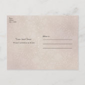 Libellen Vintage Libel Chic Bewaar De Datum Aankondigingskaart (Achterkant)