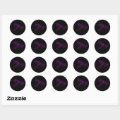 Libelles Stickers - Magenta Gloed (Vel)