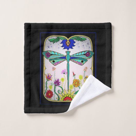 Libellule (Gant de toilette)