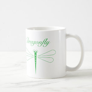 Libellule - blanc tasse blanche classique de 11