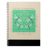 libellule | Carnet Spiral Inspirationnel (Devant)