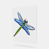 libellule colorée sur une branche (Angle)