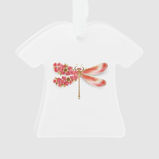 libellule de fleurs avec sakura de bijoux (devant)
