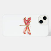 libellule de fleurs avec sakura de bijoux (Verso Horizontal)